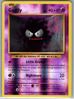 Gastly 47/108 Reverse Holo XY - Evolutions - Pokemon Card - NM - Image 1