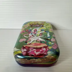 Pokemon TCG Sylveon Mini Tin Empty Collectors Storage Tin Genuine - Image 3
