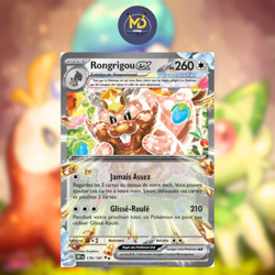 Carte Pokemon Francaise - Rongrigou EX 179/197 - Flammes Obsidiennes - Image 1