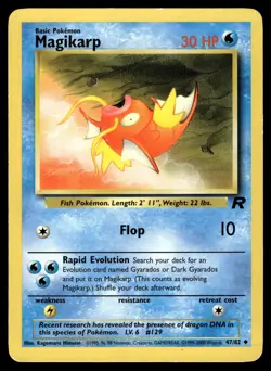 MAGIKARP - 47/82 Uncommon Team Rocket Pokemon Unlimited MP - Image 1