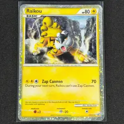 Raikou - HGSS19 - Holo Rare - Black Star Promo - HGSS - Pokemon Card - HP - Image 1