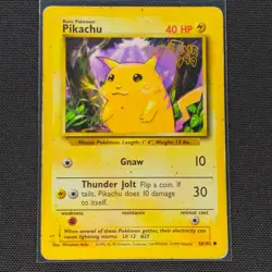 Pikachu - 58/102 - Promo - Australian Exclusive - PokeTour 1999 - Pokemon - HP - Image 1