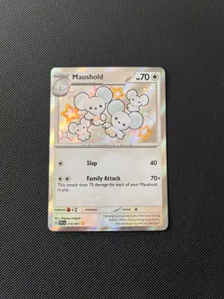 Maushold Paldean Fates 210 Pokemon Card - Image 1