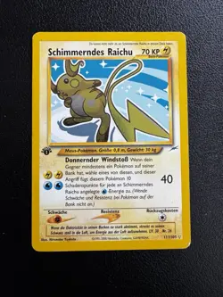 Pokemon Schimmerndes Raichu 1. Edition Neo Destiny Deutsch - Image 1