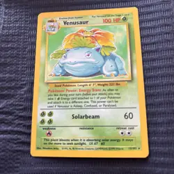 1999 Pokemon Base Set - #15/102 Venusaur Holo (Rare) NM - Image 3