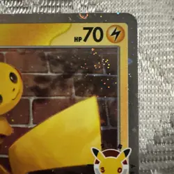Pokemon TCG 30th Anniversary PIKACHU Holo English Mint 051/162 - Image 3