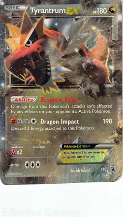 Tyrantrum EX XY70 Holo Promo XY Promo Pokemon HP - Image 1