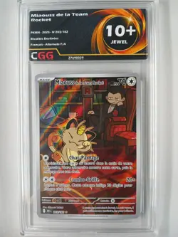 Carte Pokemon FR Miaouss de la Team Rocket (DRI 203) Rivalites CGG 10+ 27690029 - Image 1