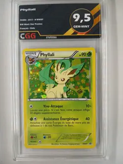 Carte Pokemon FR Phyllali (BW 87) BW Black Star Promos CGG 9,5 27690066 - Image 1