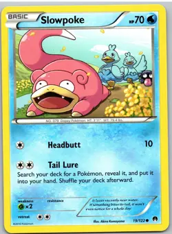 Slowpoke 19/122 Common BREAKpoint Pokemon - Image 1