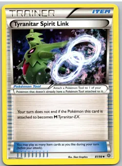 Tyranitar Spirit Link 81/98 Uncommon Ancient Origins Pokemon - Image 1