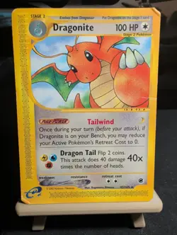 Dragonite 43/165 Pokemon Expedition 2002 DMG - Image 1