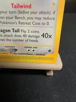 Dragonite 43/165 Pokemon Expedition 2002 DMG - Image 4
