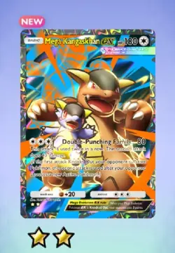Pokemon TCG Pocket Mega Kangaskhan Ex Full Art ⭐⭐ Fantastical Parade English - Image 1
