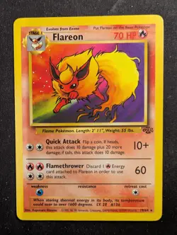 Flareon - 19/64 - Jungle (Pokemon) NM #1 - Image 1