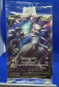 MEWTWO V SWSH229 HOLO SWORD & SHIELD PROMO POKEMON PROMO NM - Image 1