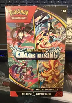 Pokemon TCG: Mega Evolution Chaos Rising Booster Bundle New & Sealed - Image 1