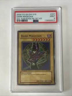 Yu-Gi-Oh! TCG Dark Magician SYE-001 Super Rare Holo 1st Edition PSA 9 - Image 1