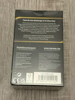 Pokemon TCG Mega Evolution—Chaos Rising Booster Bundle 6 Packs English - Image 2