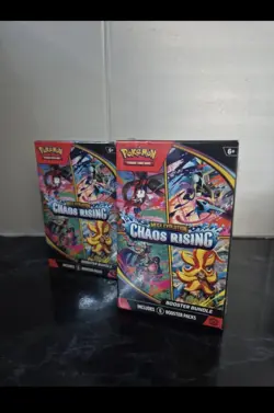 Pokemon TCG Mega Evolution Chaos Rising Booster Bundle Sealed 6 Packs Lot of 2 - Image 1