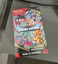 Pokemon TCG Mega Evolution—Chaos Rising Booster Box Bundle 6 Packs English 2025 - Image 1