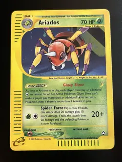 Ariados - H3/H32 - Pokemon Aquapolis Holo Rare Card MP - Image 2