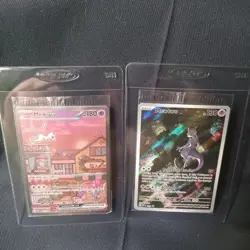 SEALED Pokemon Cards TCG Mew & Mewtwo SVP 151 052, 053 Black Star Promo NM - Image 1