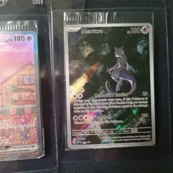 SEALED Pokemon Cards TCG Mew & Mewtwo SVP 151 052, 053 Black Star Promo NM - Image 3