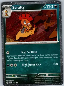 Scrafty - (Cosmos Holo) Holo Promo SV: Scarlet & Violet Promo Cards 188 NM - Image 1