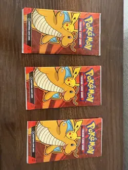 McDonald's 2024 Pokemon Card Booster Packs 3 Packs 4 Cards Each New Sealed - Image 1