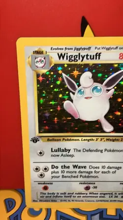 Pokemon TCG Wigglytuff Holo Rare Card 16/64 1st Edition Vintage NM - Image 2