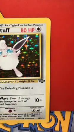 Pokemon TCG Wigglytuff Holo Rare Card 16/64 1st Edition Vintage NM - Image 3