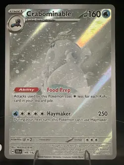 Pokemon EX Holo Card Lot – Crabominable, Eiscue – English – 2024 - Image 1