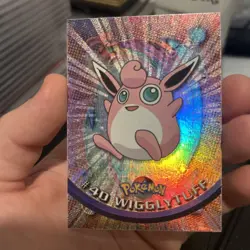 Pokemon #40 Wigglytuff Card Rainbow Foil Holo Topps 2000 - Image 1