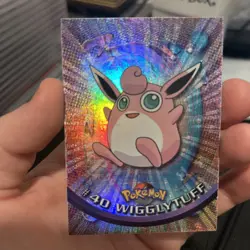 Pokemon #40 Wigglytuff Card Rainbow Foil Holo Topps 2000 - Image 2