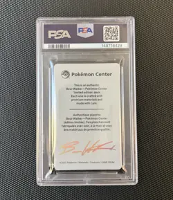 2025 POKEMON CENTER X BEAR WALKER COLLECTION CARDS UMBREON 1165/1600 PSA 8 - Image 2