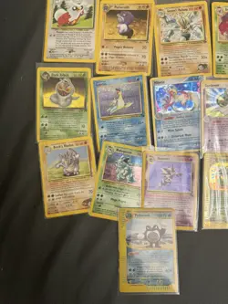 Pokemon Card Vintage Holo Lot WOTC Lotto Carte Pokemon vecchi Set base Fossil - Image 3