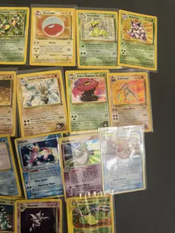 Pokemon Card Vintage Holo Lot WOTC Lotto Carte Pokemon vecchi Set base Fossil - Image 5