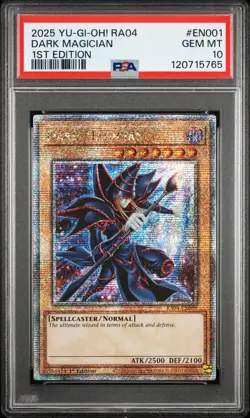 Yugioh PSA 10 2025 Dark Magician RA04-EN001 QCR 1st Edition *5765 - Image 1