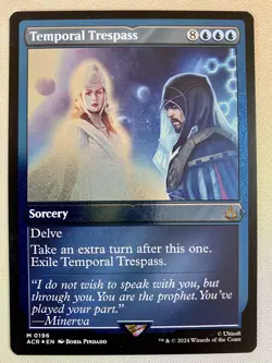 Temporal Trespass, 0196 (Foil Etched) - Universes Beyond: Assassin's Creed (ACR) - Image 1