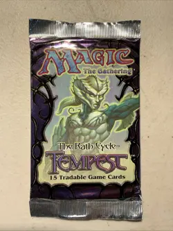 1997 MTG Magic the Gathering Tempest Booster Packs Factory Sealed 742818065283 - Image 1