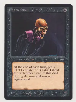 MTG Magic the Gathering Arabian Nights Khabal Ghoul NM NEAR MINT Condition! - Image 1