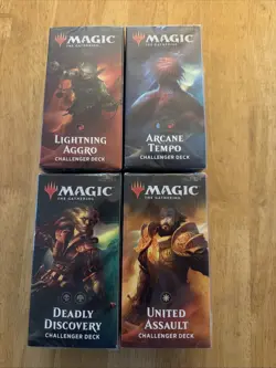 2019 MTG Magic The Gathering Challenger Deck set of Four - Image 1
