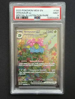 Pokemon TCG SV Scarlet & Violet 151 Venusaur ex SIR Holo 198/165 PSA 9 EN - Image 1