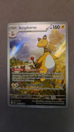 Pokemon - Ampharos 090/086 IR NM/M CRI en Chaos Rising - Image 1