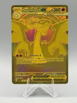 Mega Charizard X EX 130/094 Gold Hyper Rare - Phantasmal Flames Pokemon TCG🔥🔥 - Image 1