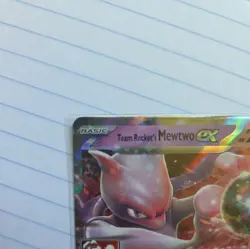 Pokemon Team Rocket’s Mewtwo Ex 081/182 Prize Pack Series NM - Image 3