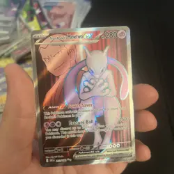 Pokemon TCG Team Rocket's Mewtwo EX 213/182 Destined Rivals Ultra Rare - Image 1