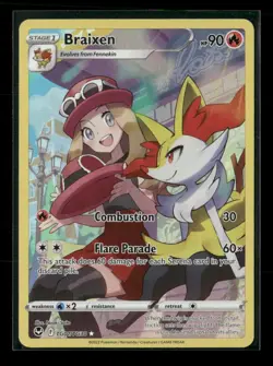 Braixen TG01/TG30 Holo Silver Tempest Trainer Gallery NM/M Pokemon - Image 1