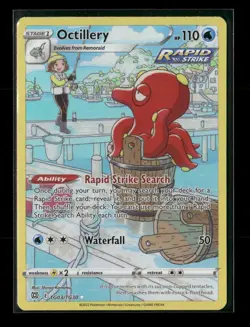 Octillery TG03/TG30 Holo Brilliant Stars Trainer Gallery NM/M Pokemon - Image 1